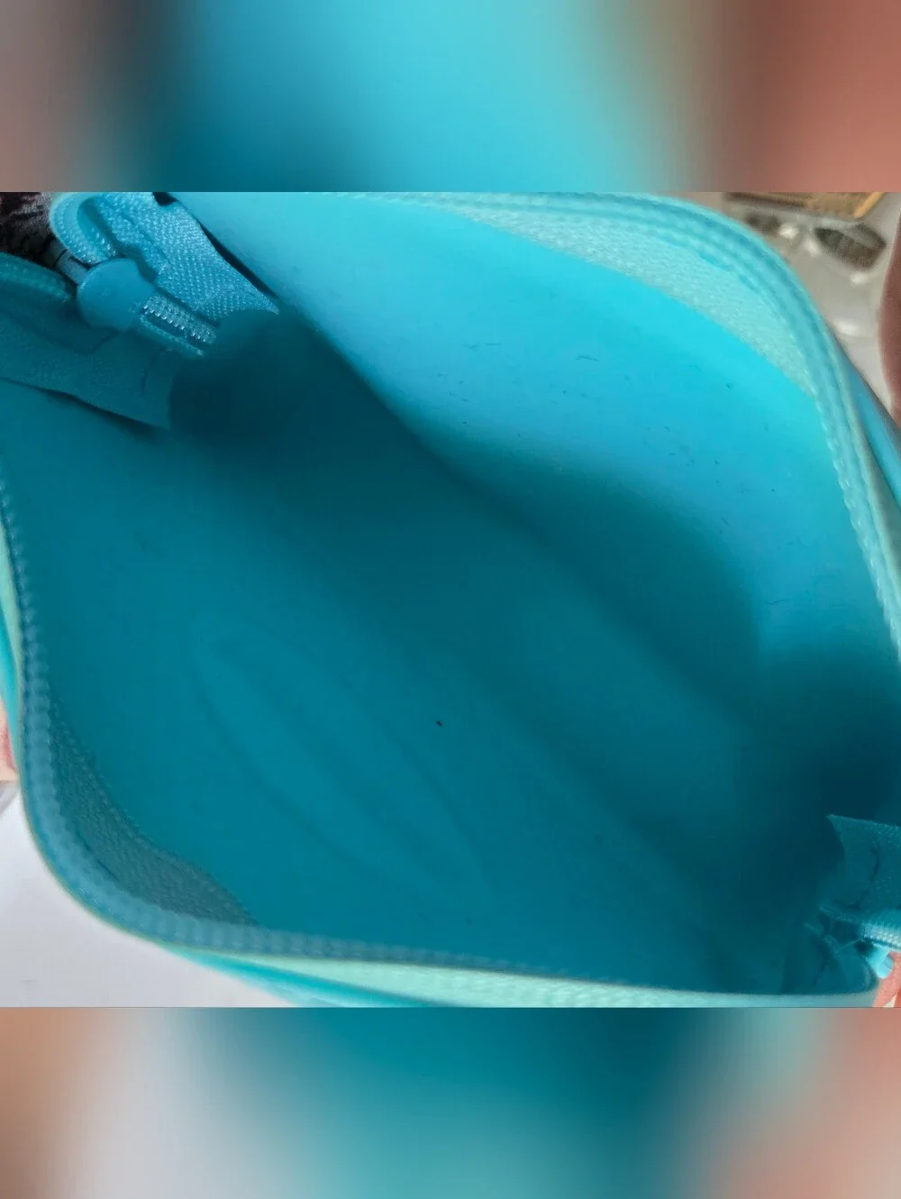 Havaianas Turquoise Zip‎ Travel Pouch / Wristlet Case